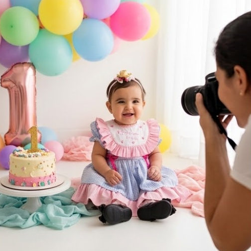Ensaio fotográfico infantil